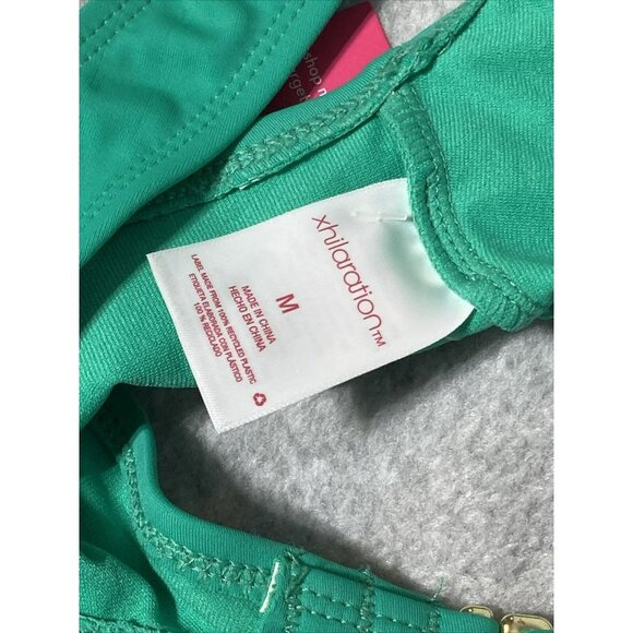 Xhilaration Green Wireless Bikini Swim Swimsuit Top Youth Size M (4-6) - Picture 6 of 9
